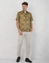 HADID SHIRT SHORT SLEEVE (GOLD OLIVE)